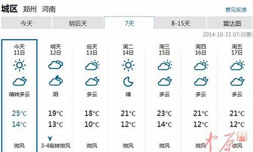 郑州市天气预报查询15天_河南郑州冬天的气温是多少度