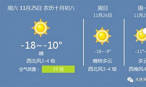 大庆天气预报天气60天_大庆天气预报90天气